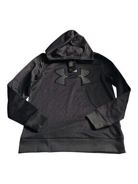 Under Armour Women's  Hooded Pullover with Textured Logo New Size Small